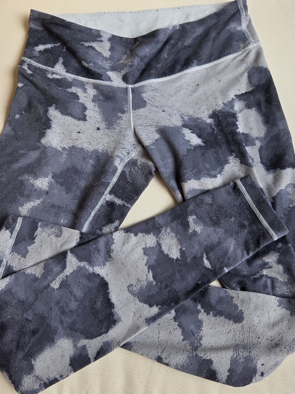 lululemon athletica Gray & Charcoal Camo High-Rise Leggings